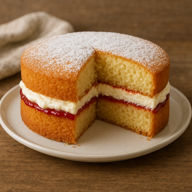 Queen Victoria's Favorite: The Timeless Victoria Sponge Cake